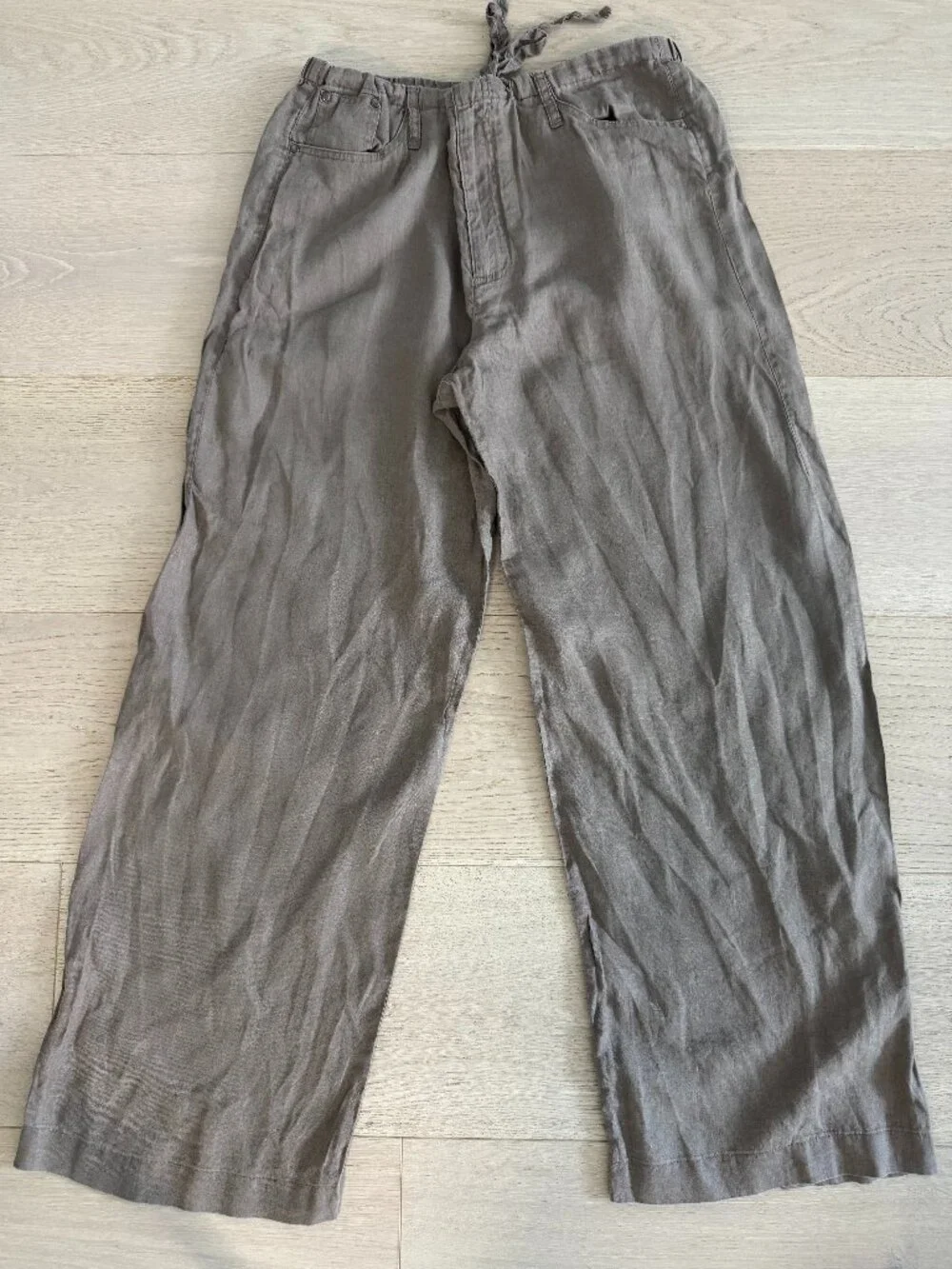 Mango Lightweight Linen Pants, Size 8